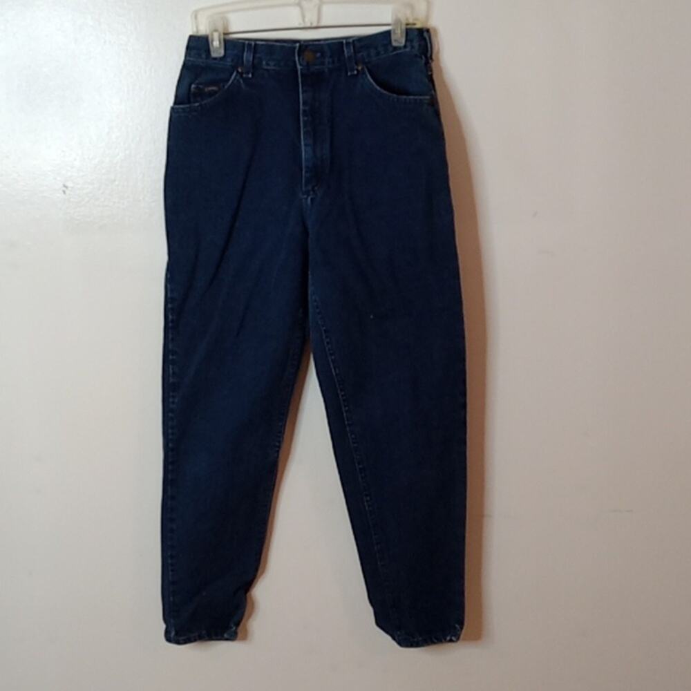 Denim Rider high rise size 14m 28×28 straight jeans.
